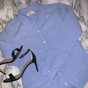 Hollister button down blue shirt!
